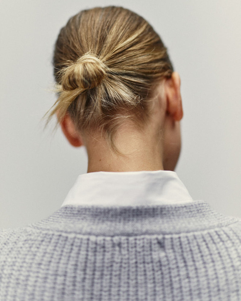 Strick Cardigan aus Organic Cotton – Oversized kurz, fair gefertigt in Italien — Ansicht 5