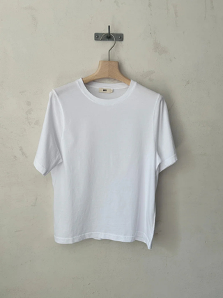 Geripptes T-Shirt aus Organic Cotton – Soft | Stretchig | Made in Portugal