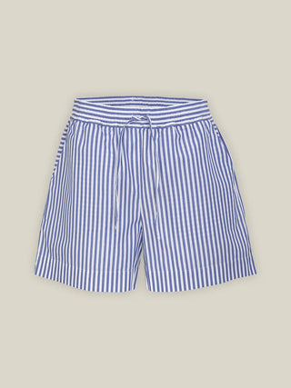 Streifen Shorts aus Organic Cotton – Pyjama Style | regulierbare Taille | fair gefertigt in Portugal