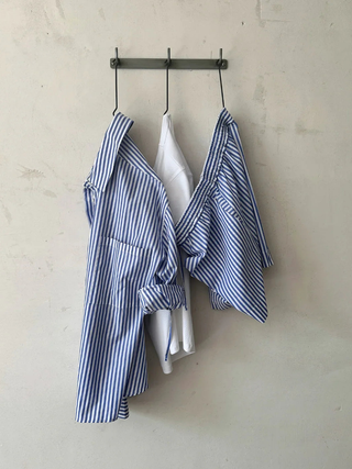 Streifen Shorts aus Organic Cotton – Pyjama Style | regulierbare Taille | fair gefertigt in Portugal