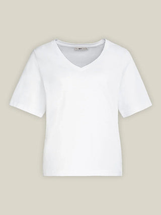 V-Neck Shirt aus Organic Cotton – femininer Schnitt | minimalistisches Design | nachhaltige Baumwolle