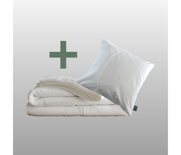 Villa Jade° Bio Bettwäsche Premium – Naturestyle Weiß | 2-teiliges Set | kbA Baumwolle