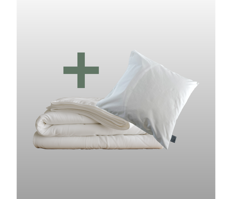Villa Jade° Bio Bettwäsche Premium – Naturestyle Weiß | 2-teiliges Set | kbA Baumwolle — Schlafraum