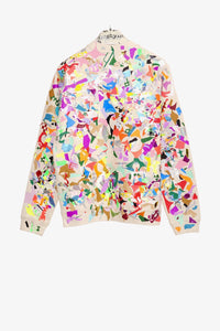 Dirt Allover Sweater – Unisex Upcycled Hoodie with Layered Print — Ansicht 8