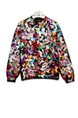 Dirt Allover Sweater – Unisex Upcycled Hoodie with Layered Print