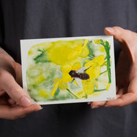 Set of 6 Bee Watercolor Postcards - Recycled Paper — Ansicht 7