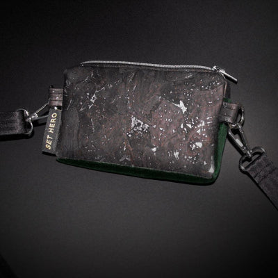Bum Bag & Shoulder Bag 2-in-1 – Cork Fabric & Velvet