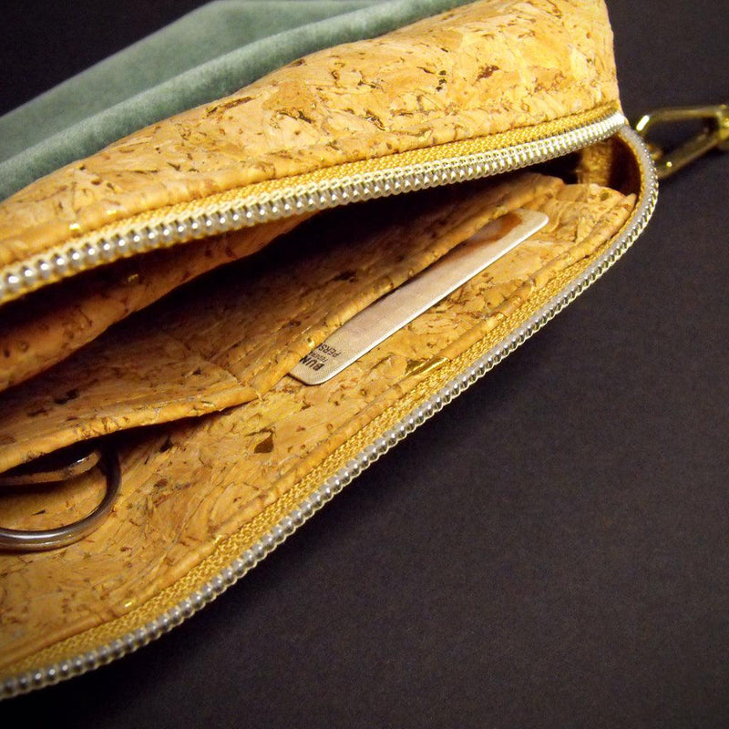 Bum Bag & Shoulder Bag 2-in-1 – Cork Fabric & Velvet — Ansicht 18