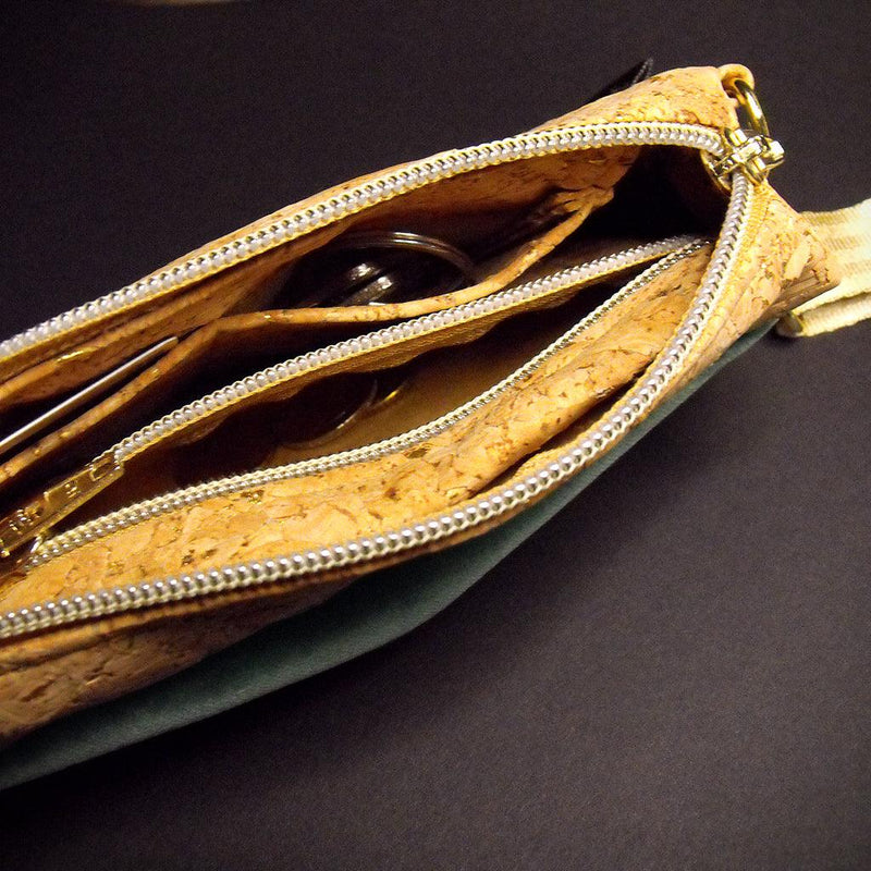 Bum Bag & Shoulder Bag 2-in-1 – Cork Fabric & Velvet — Ansicht 19