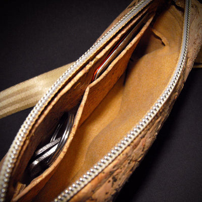 Bum Bag & Shoulder Bag 2-in-1 – Cork Fabric, Adjustable