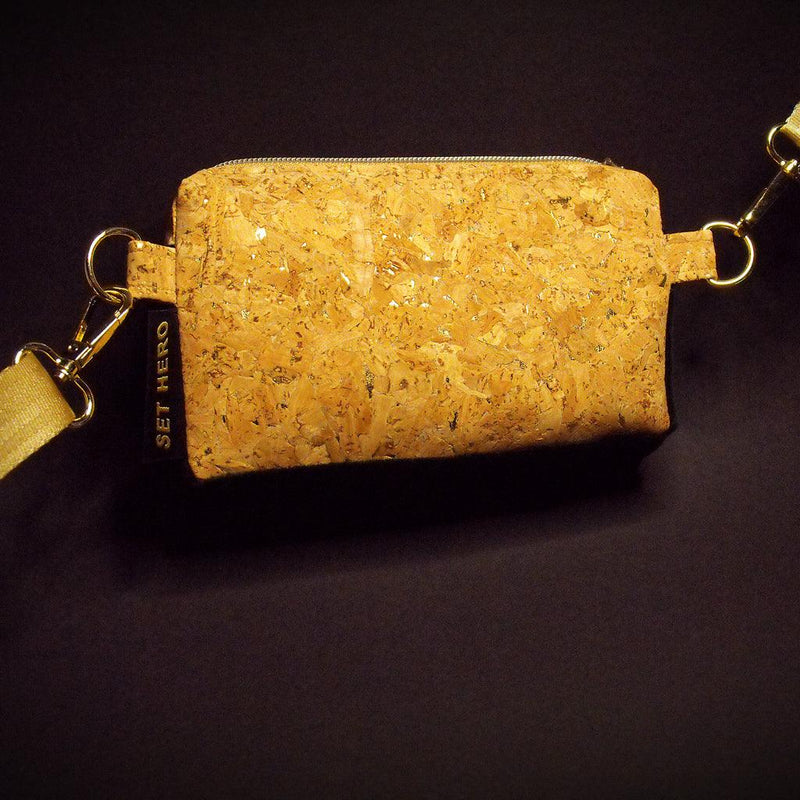 Bum Bag & Shoulder Bag 2-in-1 – Cork Fabric & Velvet — Ansicht 16