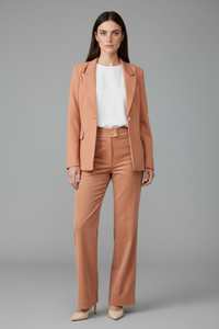 Women's Blazer in Organic Linen – Classic Tailoring | ALINE CELI — Ansicht 3