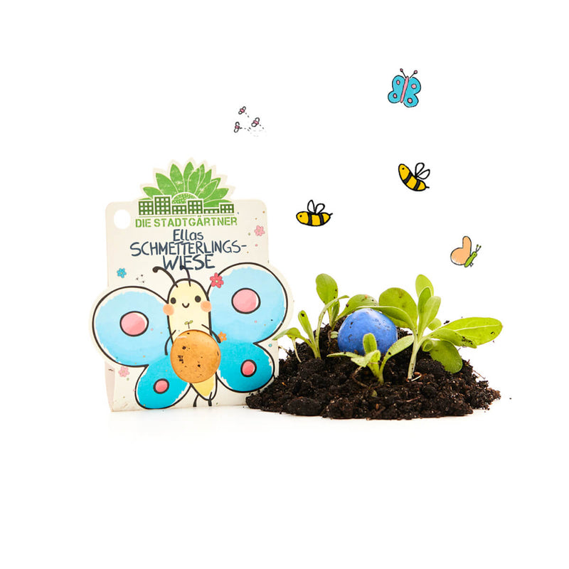 Flower Marble "Ella's Butterfly Meadow" - Wildflower Seed Ball — Ansicht 2