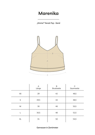 Top EMMA – Tencel | Beige | Elegant &amp; sustainable