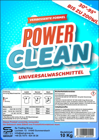 Power Clean Universal Laundry Detergent 20 kg Bulk Pack - Industrial Quality for Home & Business — Ansicht 2