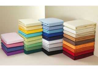 Spannbetttuch Jersey Deluxe – 95 % Mako-Baumwolle | dauerelastisch | Made in Germany