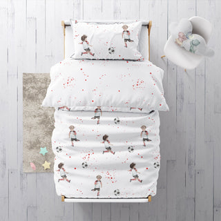 Fussball Österreich – Premium Kinderbettwäsche | Leslis | 100 % Baumwolle