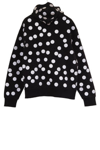 Full Points Reflective Zip Jacket – Reflective Dots Unisex Hoodie — Ansicht 6