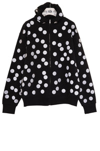 Full Points Reflective Zip Jacket – Reflective Dots Unisex Hoodie — Ansicht 2