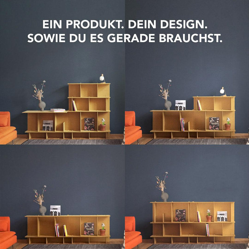 CLIPHUT Modulares Möbelset – 61 Teile flexibel kombinierbar, MDF-Holz — Ansicht 2