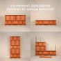CLIPHUT Modulares Möbelset – 61 Teile flexibel kombinierbar, MDF-Holz