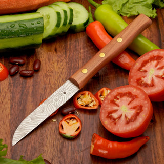 Herder Gemüsemesser | Zöppken Style | Premium Holzgriff & Lasergravur