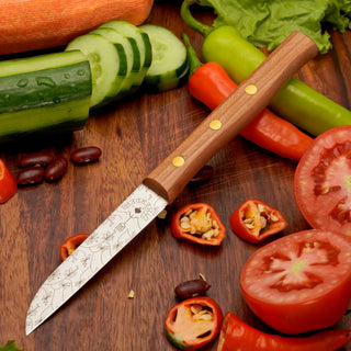 Herder Gemüsemesser | Zöppken Style | Premium Holzgriff & Lasergravur