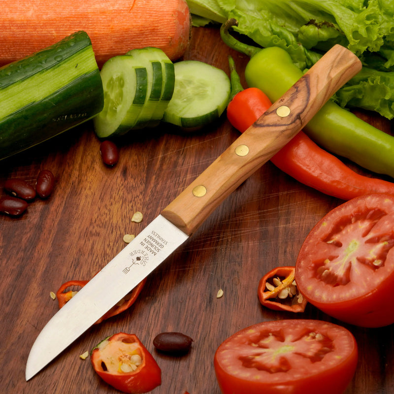 Herder Gemüsemesser Zöppken Style – Premium Holzgriff Handgefertigt Solingen — Ansicht 44