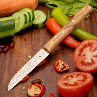 Herder Gemüsemesser | Zöppken Style | Premium Holzgriff & Lasergravur