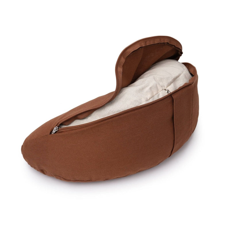 Glückssitz® MOND Meditationskissen – 100 % Baumwolle halbrund — Ansicht 32
