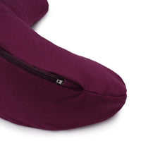 Glückssitz® MOND Meditationskissen – 100 % Baumwolle halbrund — Ansicht 3