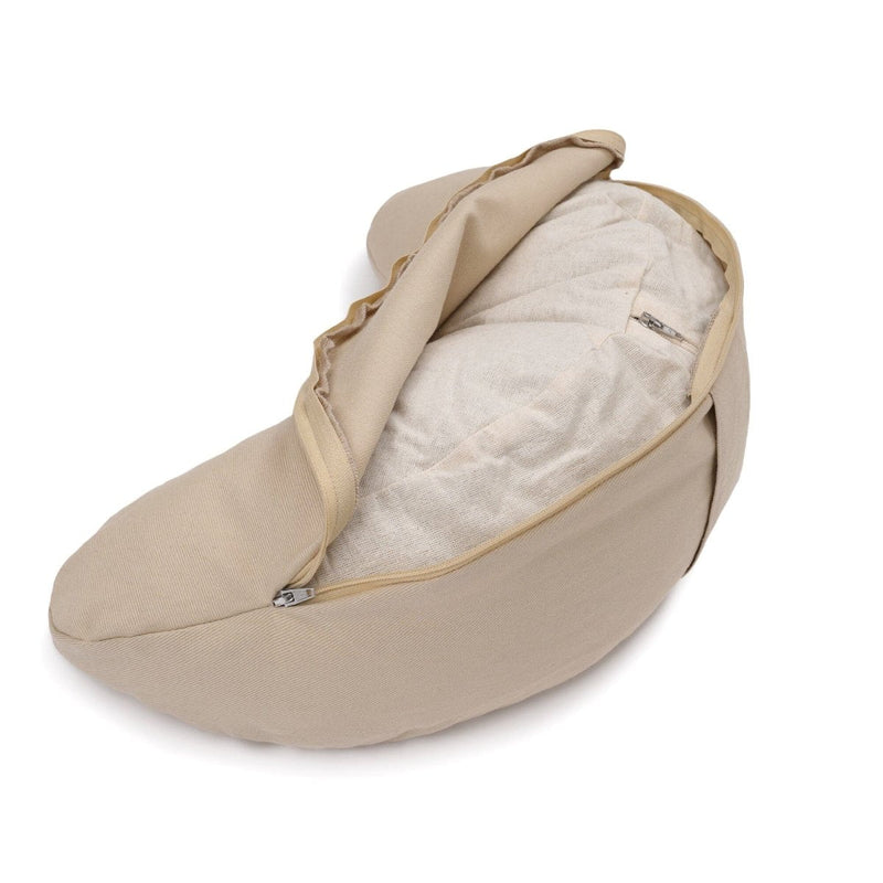 Glückssitz® MOND Meditationskissen – 100 % Baumwolle halbrund — Ansicht 11