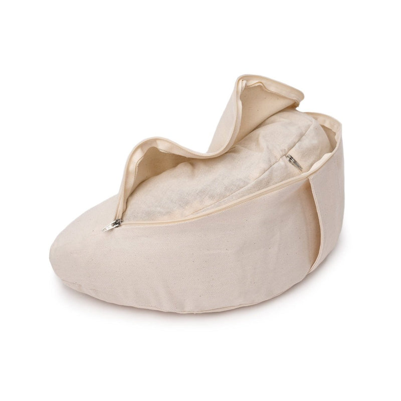 Glückssitz® MOND Meditationskissen – 100 % Baumwolle halbrund — Ansicht 24