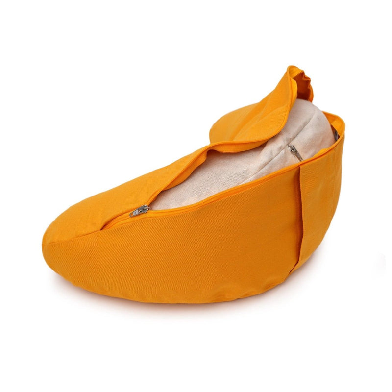 Glückssitz® MOND Meditationskissen – 100 % Baumwolle halbrund — Ansicht 28