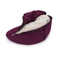 Glückssitz® MOND Meditationskissen – 100 % Baumwolle halbrund — Ansicht 4
