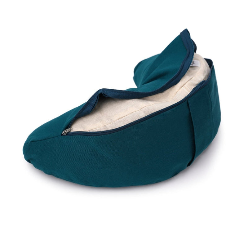 Glückssitz® MOND Meditationskissen – 100 % Baumwolle halbrund — Ansicht 16