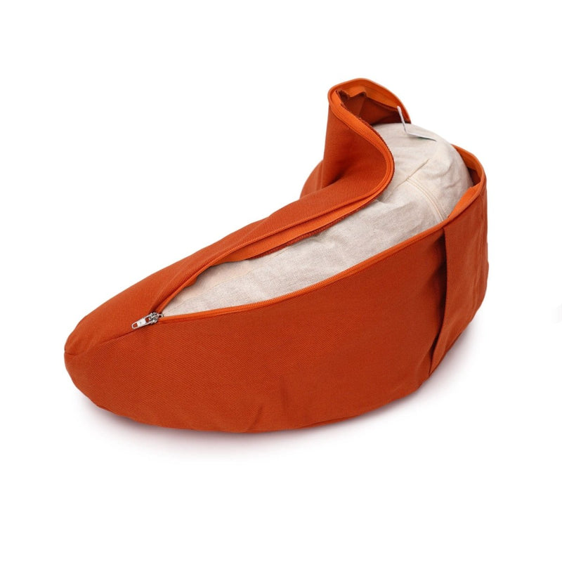 Glückssitz® MOND Meditationskissen – 100 % Baumwolle halbrund — Ansicht 39