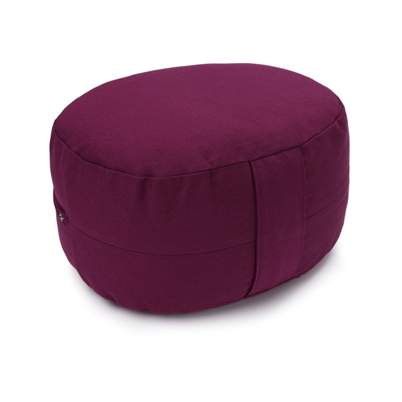 Glückssitz® Yogakissen OVAL – Meditationskissen Buchweizenschalen — Ansicht 10