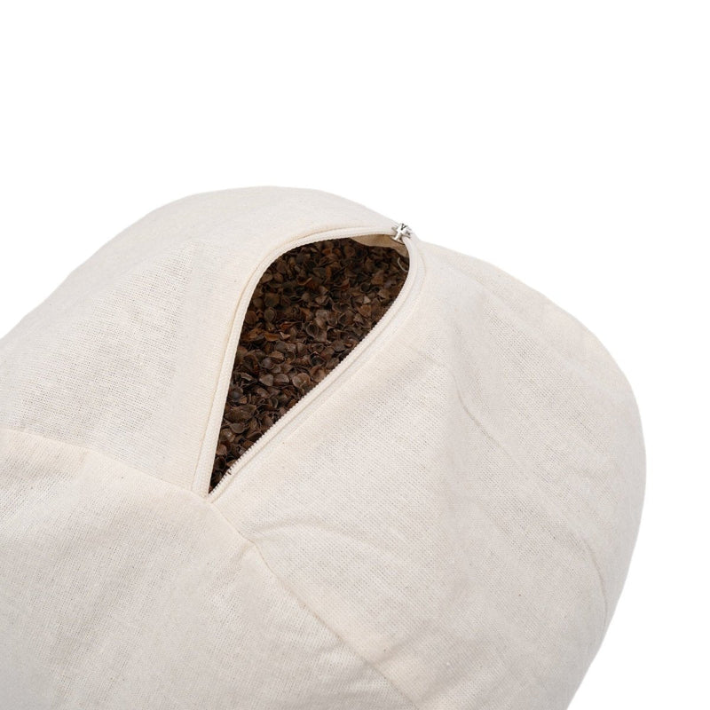 Glückssitz® Yogakissen OVAL – Meditationskissen Buchweizenschalen — Ansicht 49