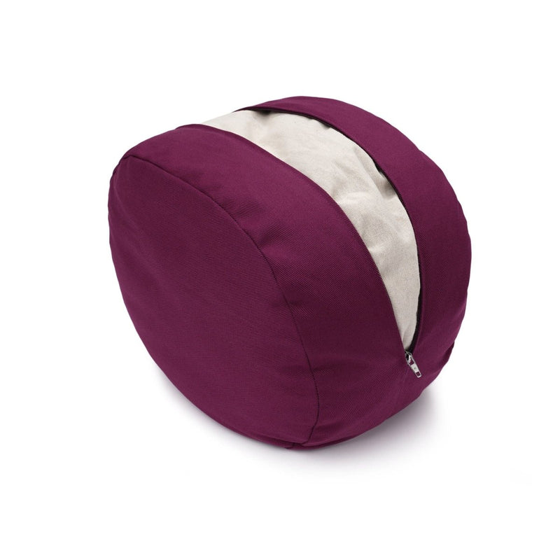 Glückssitz® Yogakissen OVAL – Meditationskissen Buchweizenschalen — Ansicht 11