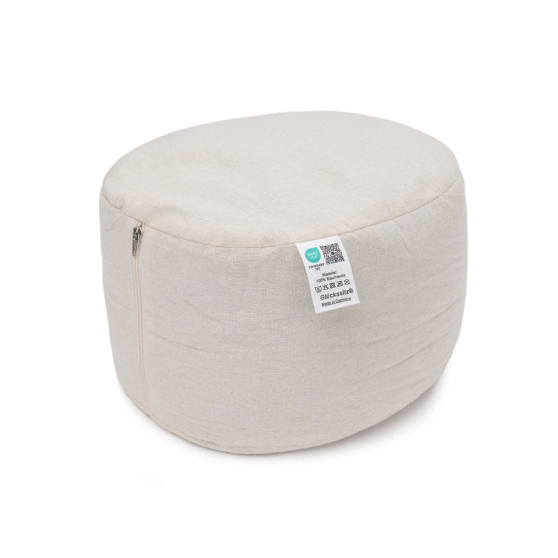 Glückssitz® Yogakissen OVAL – Meditationskissen Buchweizenschalen — Ansicht 50