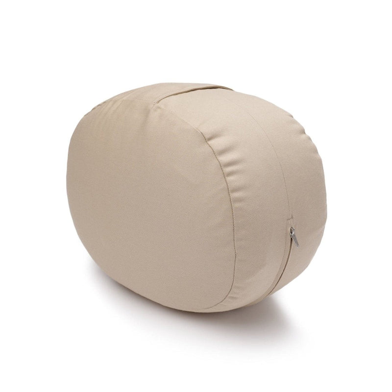 Glückssitz® Yogakissen OVAL – Meditationskissen Buchweizenschalen — Ansicht 2