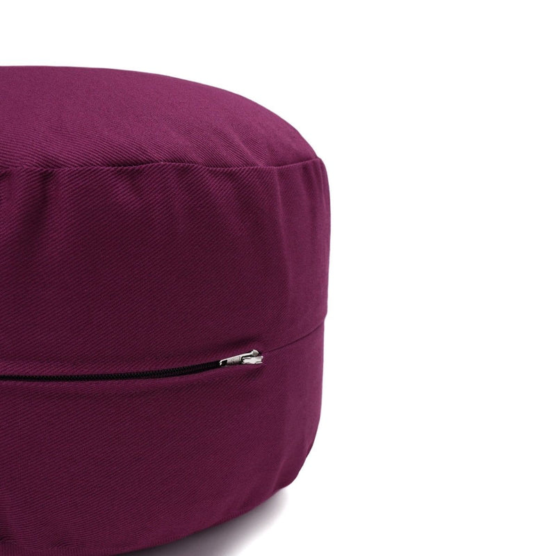 Glückssitz® Yogakissen OVAL – Meditationskissen Buchweizenschalen — Ansicht 12