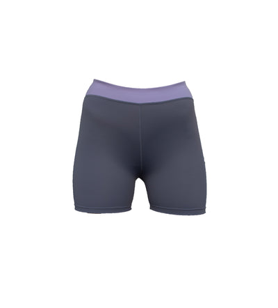 Oban Shorts – Grey | High Waisted | Quick Dry | Sustainable ECONYL®