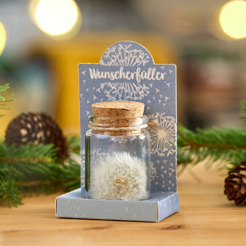 Wish Granter – Dandelion in Glass, Handmade — Ansicht 7