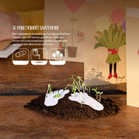 Osterkarte „Blumige Grüße“ – Saatpapier mit Wildblumensamen — Ansicht 5
