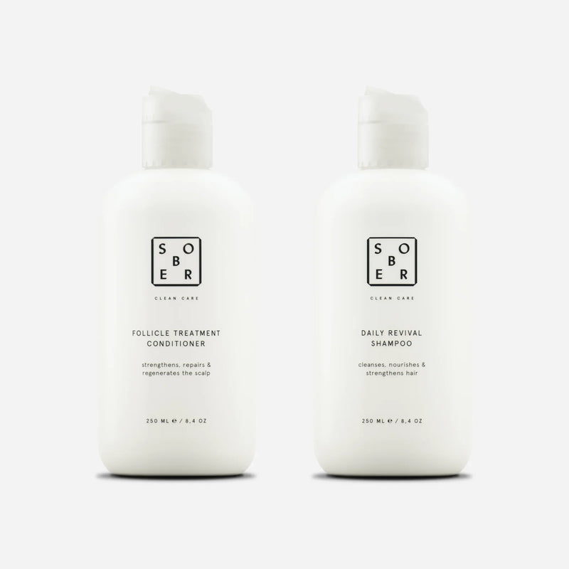 Anti-Hair Loss Treatment: Shampoo & Conditioner – Ectoin & Biotin | Clean Beauty — sober