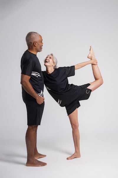 HACOY Sports Shorts Unisex – Atmungsaktiv, Feuchtigkeitsableitend, Verstellbarer Bund