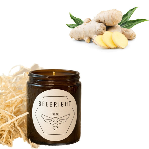 Handmade Beeswax Candle – regionally produced, 35-40h burn time