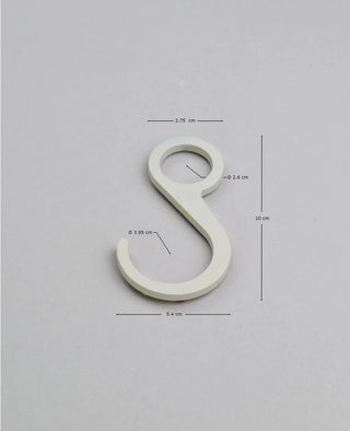 5er-Set Hanger Haken mit Maßangaben von Siqual Design